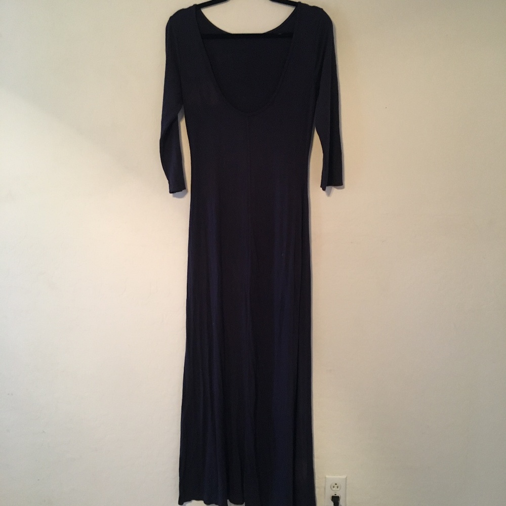 Lolly navy blue maxi dress